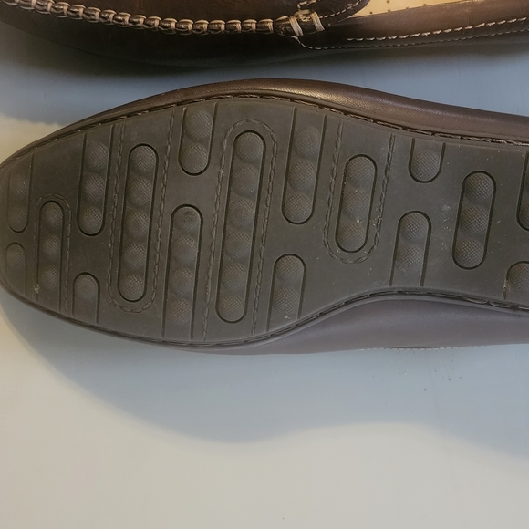 Oxford Golf Haddington Venetian Loafers Pebble Brown Leather Tan Stitching main image 11